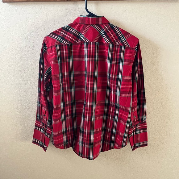 J.Crew Women’s Garcon Classic Shirt Tartan Plaid 100% Organic Cotton Size 4 - Picture 9 of 12